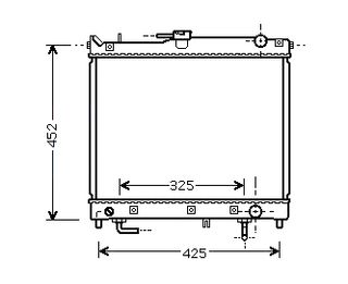 Radiador SUZUKI Jimny 1.3 (Aut.) 98-