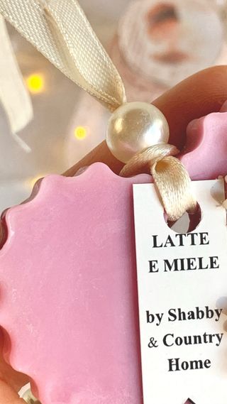 Cuore Cera Artigianale Latte e Miele