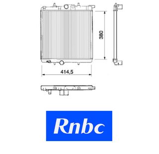 Radiador PEUGEOT 206