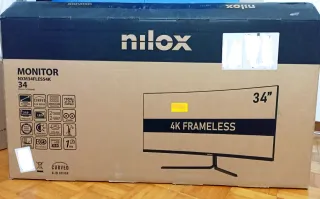 Monitor Ultrawide HDR, 34 pollici, 165hz + cavo DP