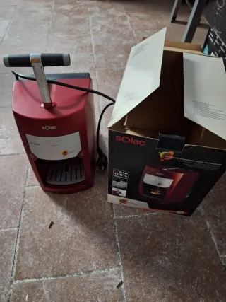 Cafetera Solac Espresso Roja