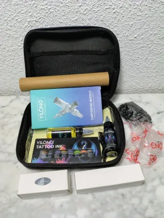 Kit Máquina Tatuaje peslief  Yilong Inalámbrica