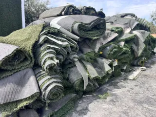 Césped artificial reciclado