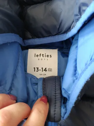 Chaqueta niño azul con capucha