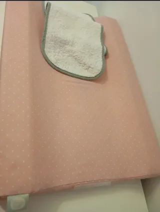 Cambiador Bebé Rosa Estrellas