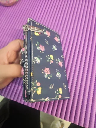 Billetera mujer floral 10x16cm