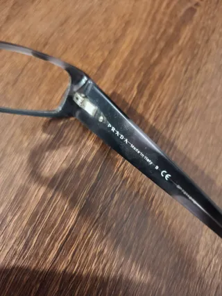 Montura Gafas Prada VPR 22M Rectangular Azul/Gris