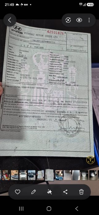 Motor Hyundai i20
