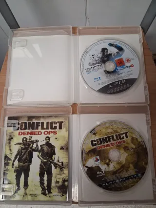 PS3 Red Faction y Conflict Denied Ops