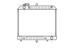 Radiador MERCEDES MB 100
