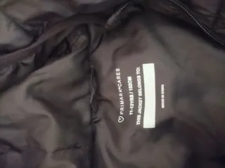 Piumino bambino Primark blu e nero