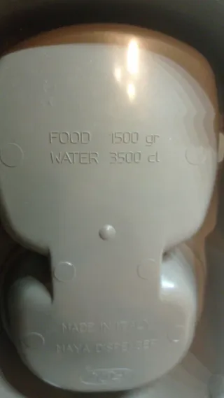 Cibo/Acqua per Animali Domestici in Plastica