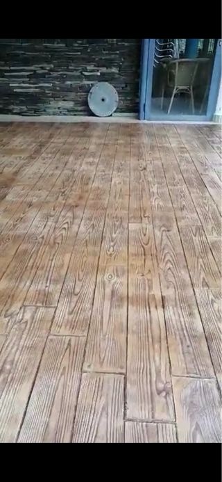 Pavimento de hormigón impreso y pulido