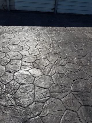 Pavimento de hormigón impreso y pulido