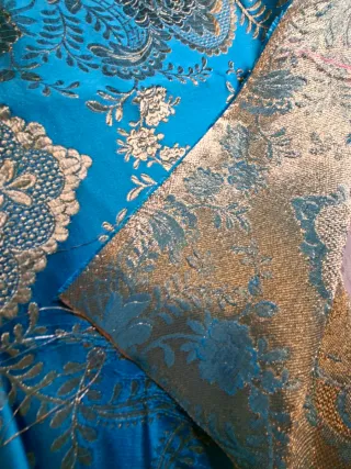 Tela brocado hilo dorado 52x69cm