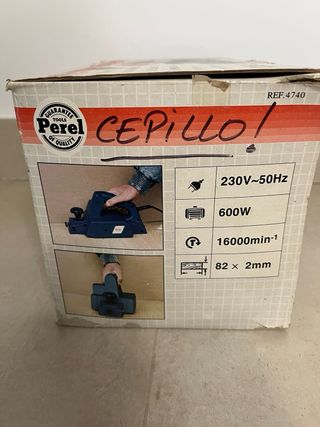 Cepillo Eléctrico para Madera