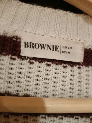 Jersey Brownie Rayas Frías Talla S/M