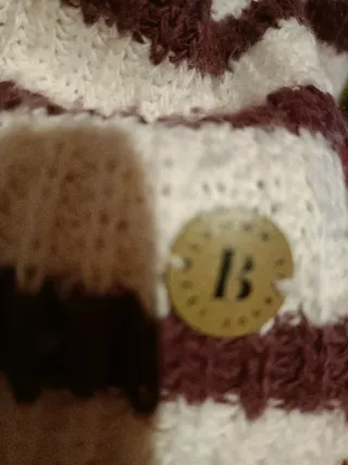 Jersey Brownie Rayas Frías Talla S/M