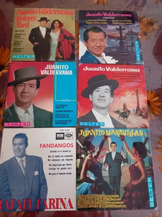 Lote 4 Vinilos Manolo Escobar y Blanca Villa