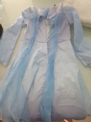 Disfraz frozzen II infantil azul con detalles 7-8
