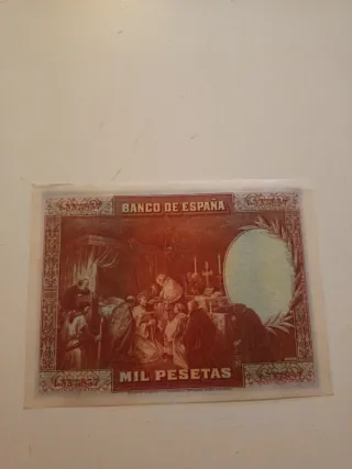 Billete 1000 Pesetas España 1928
