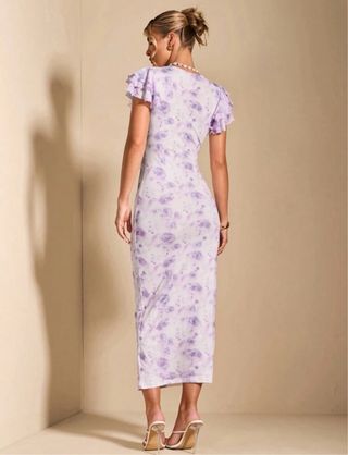 Vestido floral nuevo fiesta boda talla S verano