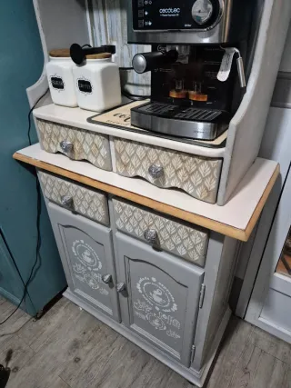 Mueble Desayunador Estilo Rústico