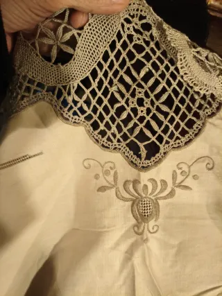 Mantel Vintage Madeira Bordado