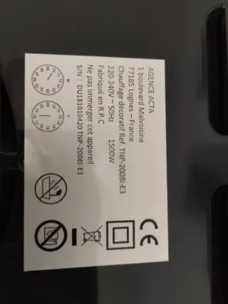 Calefactor WEIMANN imitación chimenea