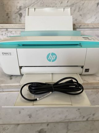 Impresora HP Verde y Blanca