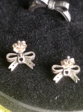 Conjunto Anillo y Pendientes Plata 925