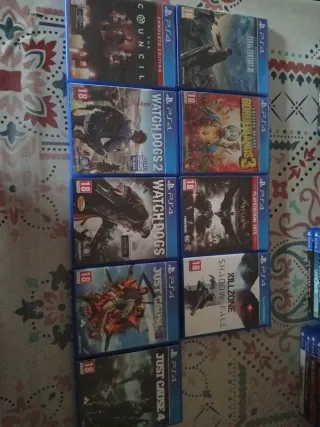 Lote 9 Juegos PS4 (PlayStation 4)