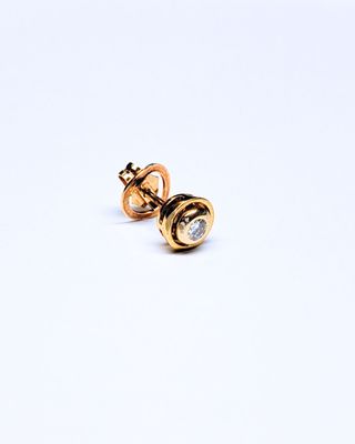 Pendientes Oro 0.10ct Brillantes