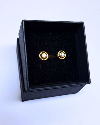 Pendientes Oro 0.10ct Brillantes