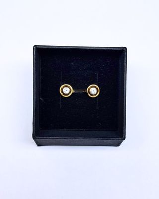 Pendientes Oro 0.10ct Brillantes