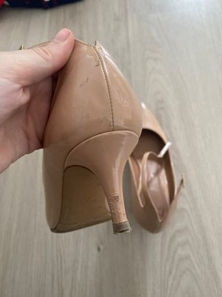 Zapatos Emporio Armani Nude Tacón Ancho