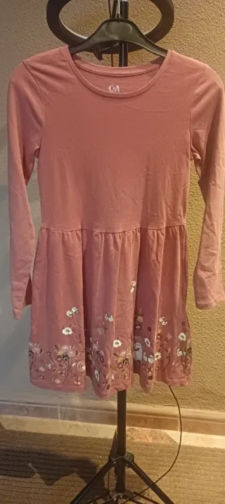 Vestido niña C&A unicornios y flores