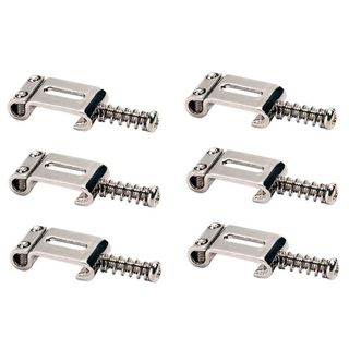 6 Patines guitarra selletas Puente (logos Fender)