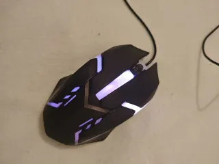 Ratón Gaming RGB Negro y Rojo