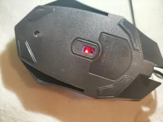 Ratón Gaming RGB Negro y Rojo