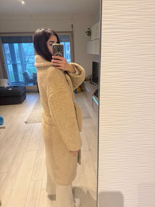 Cappotto Teddy Imperial Beige Taglia Unica/