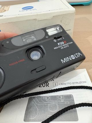 Minolta F20R Macchina Fotografica Anni 90