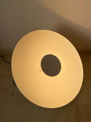 Lámpara de pie diseño italiano blanca