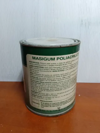 Masigum poliacrílico 1kg color teja