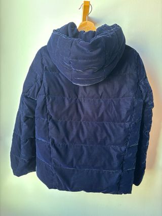 Chaqueta Zara Terciopelo Azul