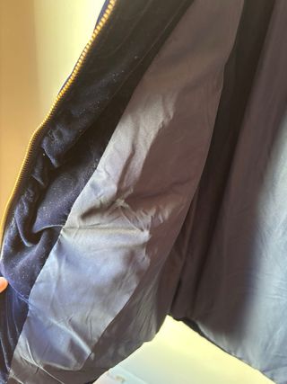 Chaqueta Zara Terciopelo Azul