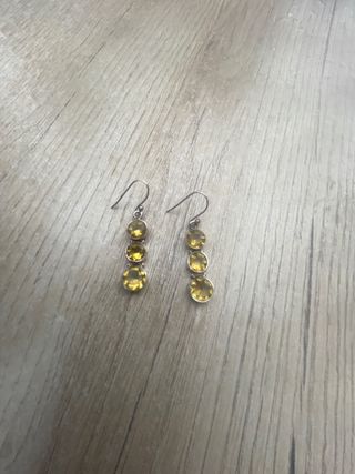 Pendientes Citrinos Plata 925