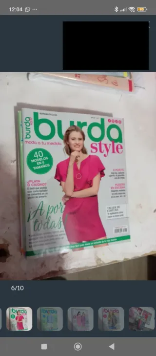 Revistas de burda (9 unidades)