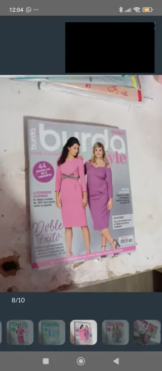 Revistas de burda (9 unidades)