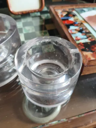 Conjunto 2 Ceniceros Cristal